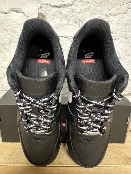 【中古】Supreme×Nike Air Force 1 Black White Nike Air Force 1 Low Supreme 'Black White Size 9.5 Pre-owned