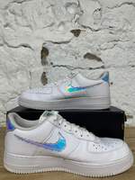 Nike Air Force 1 Low Iridescent Pixel Swoosh Sz 11 Pre-owned