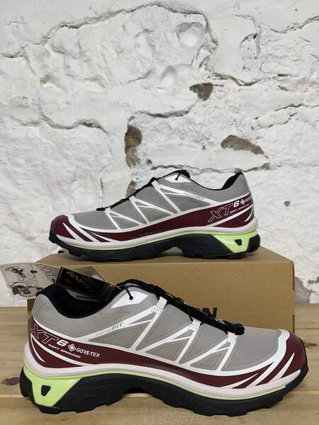 Salomon XT-6 Gore-Tex Paloma Maroon Banner Men's Size 11 NEW