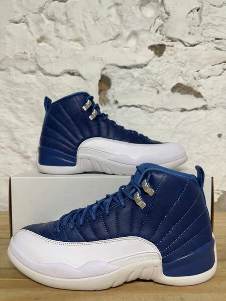 Air Jordan 12 Retro 'Indigo' Men's Size 10 Pre-owned Sneakers