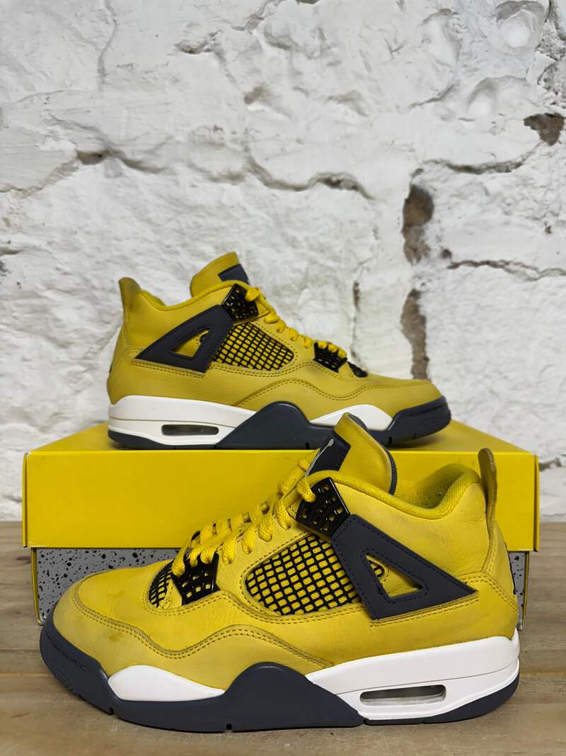 Air Jordan 4 Retro Lightning Men's Size 7.5 Pre-owned Sneakers