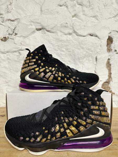 NIKE Lebron 17 Lakers バッシュ Nike LeBron 17 'Lakers' Men's Size 10.5 Pre-owned Sneakers BQ3177