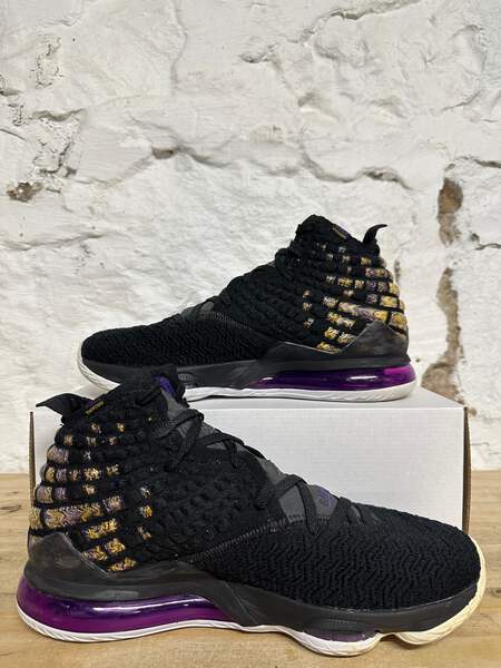 Nike LeBron 17 'Lakers' Men's Size 10.5 Pre-owned Sneakers BQ3177