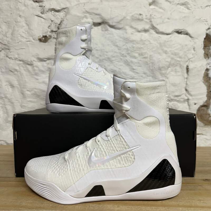 Nike Men’s High-Top Basketball Shoes - WhiteNike Kobe 9 Elite Protro Halo Nike Kobe 9 Elite High Protro Halo White FZ7335-100 main image 4