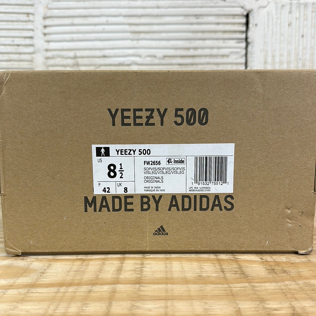 箱 Adidas Yeezy 500 Soft Vision Men's Size 8.5 Pre-owned Sneakers