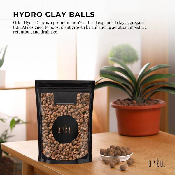 1l Hydro Clay Balls Organic Premium Hydroponic Expanded Plant Growing Medium Ebay