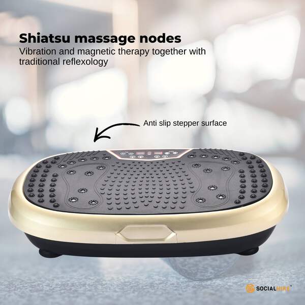 Social Hike Gold Mini Vibration Plate - Vibrating Exercise Machine Platform | eBay Social Hike Gold Mini Vibration Plate - Vibrating Exercise Machine Platform | eBay