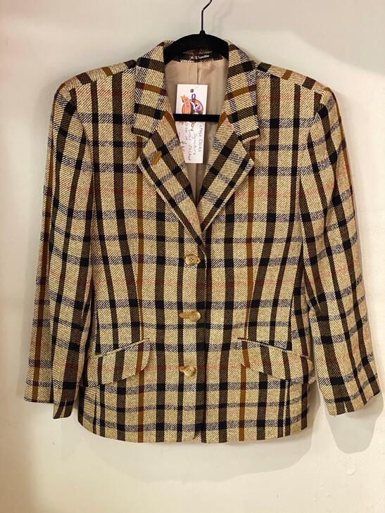 Vintage Daks Signature Country Check Jacket Wool UK size M | eBay