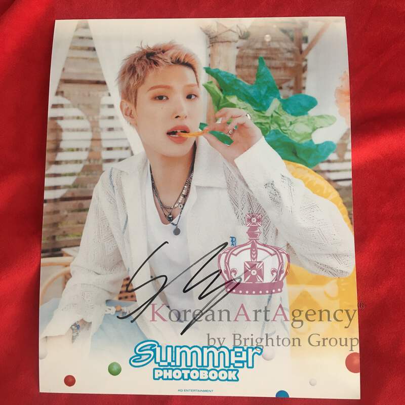 ATEEZ ミンギ MINGI 直筆サインポラ autograph Ateez [The World Ep. Fin: Will] MINGI Autographed Signed