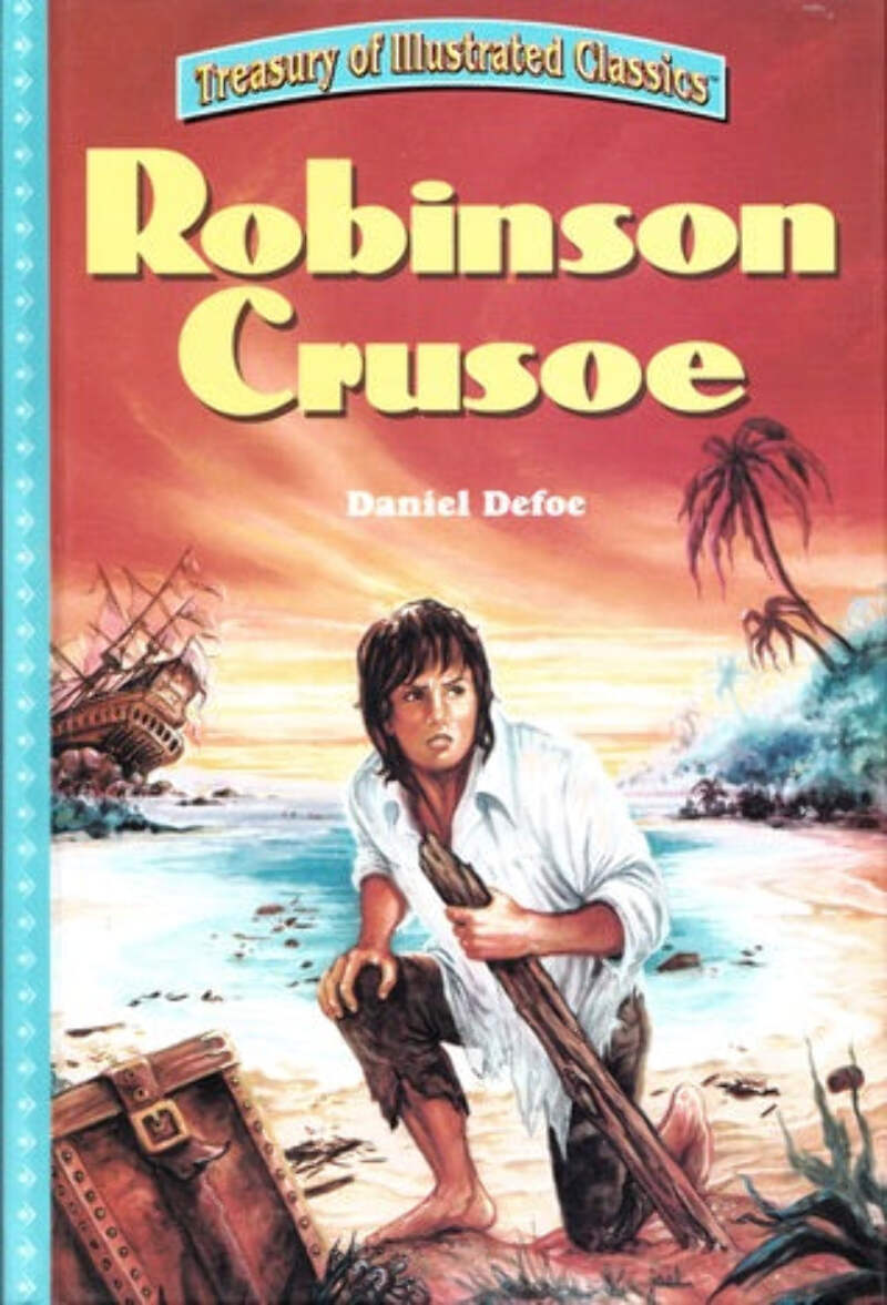 Robinson Crusoe by Daniel Defoe (Illustrated Classics) HARDCOVER