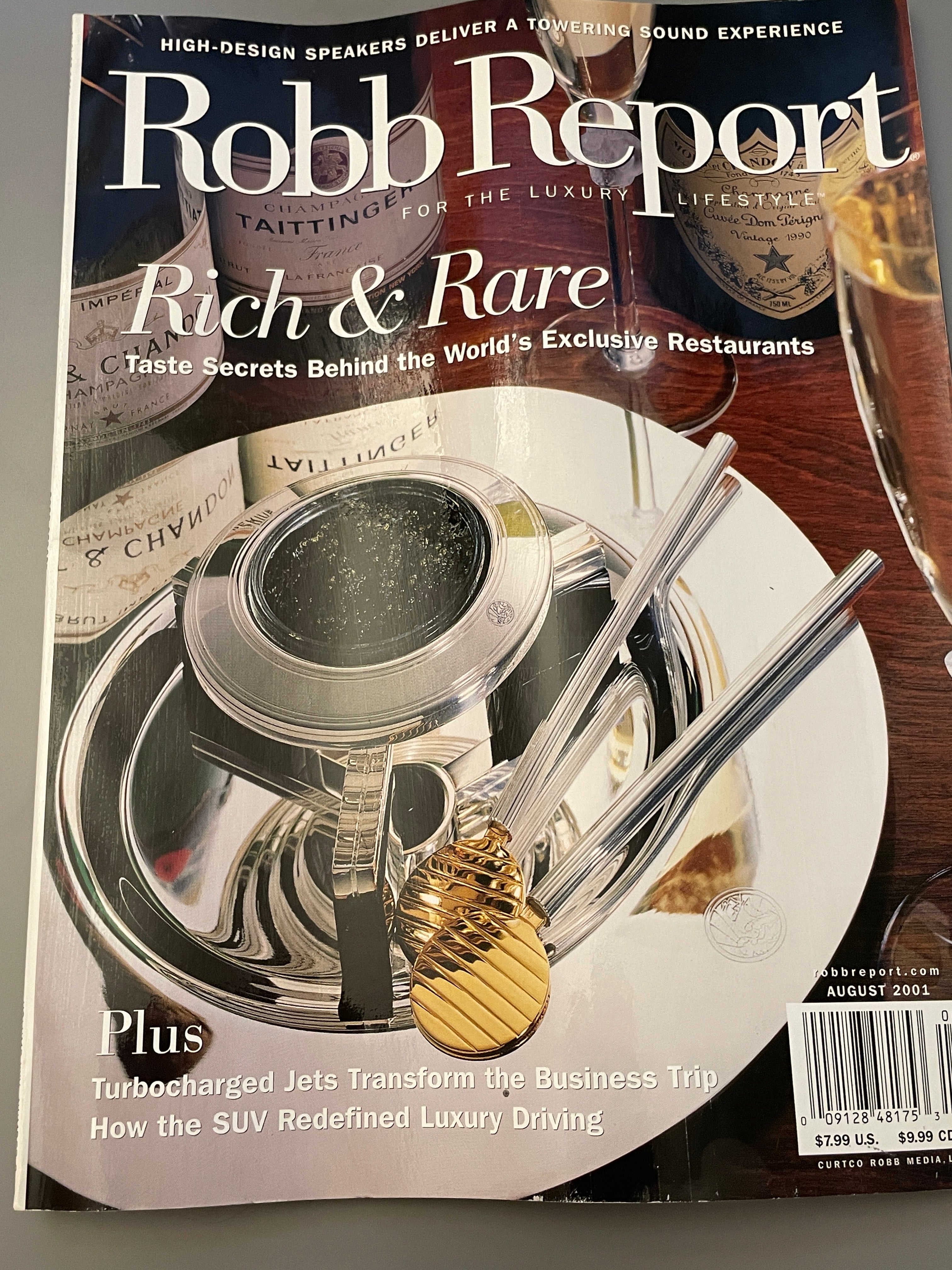 The Robb Report/Collection Magazine LOT 5 ISSUES RARE 2001