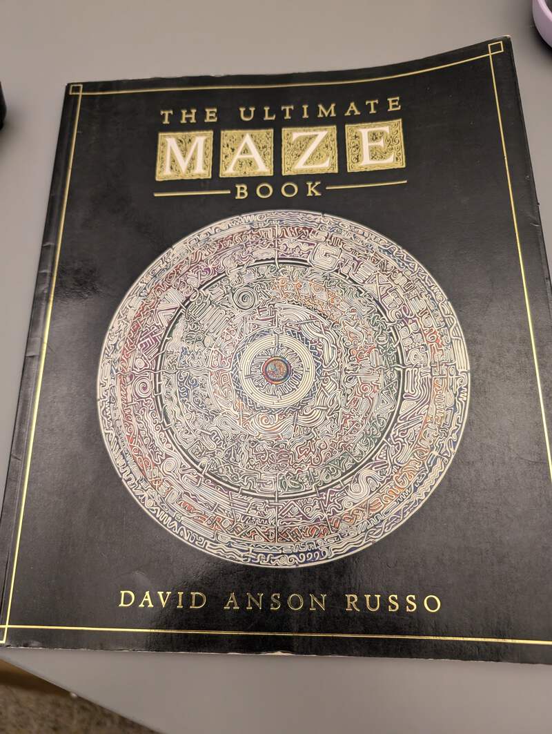 The Ultimate Maze Book by David Anson Russo 9780671730178| eBay