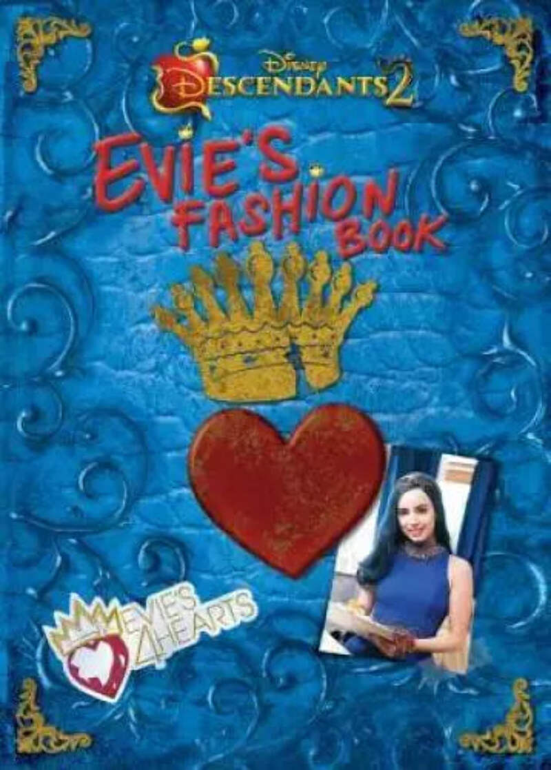 Descendants 2 Evie's Fashion Book - Hardcover By Disney VERY GOOD
