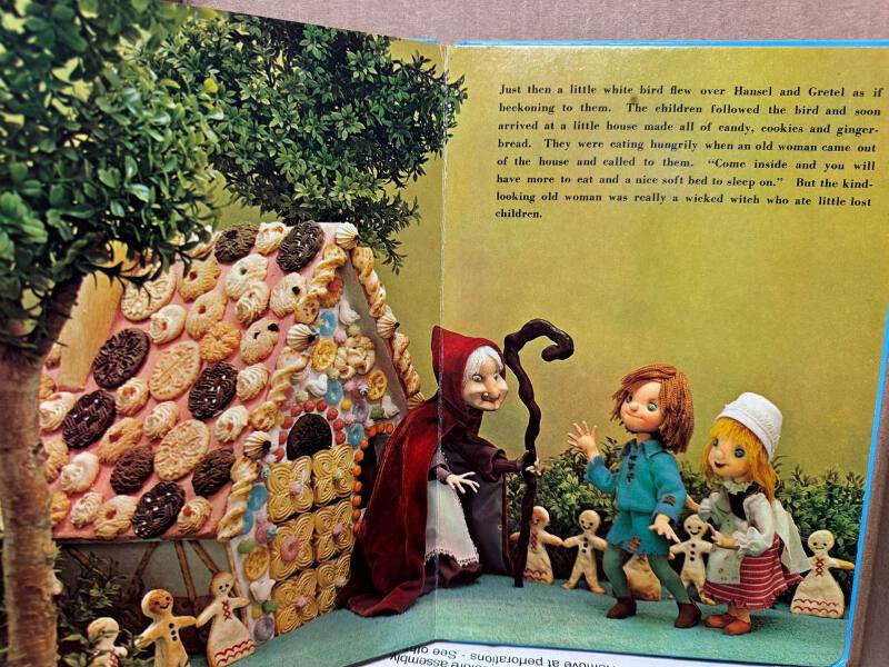 FROEBEL KAN レトロ 絵本 レア Hansel and Gretel Froebel-kan Co., Ltd.(1988) MISSING HOLOGRAM ON