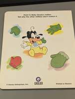 Vintage Disney Babies Baby Goofy Missing Mitten A Book About
