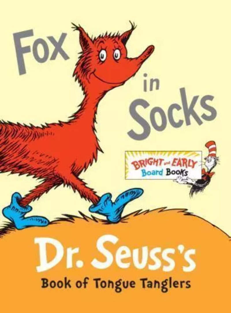 Dr. Seuss Fox in Socks (Board Book) Bright & Early Board Books