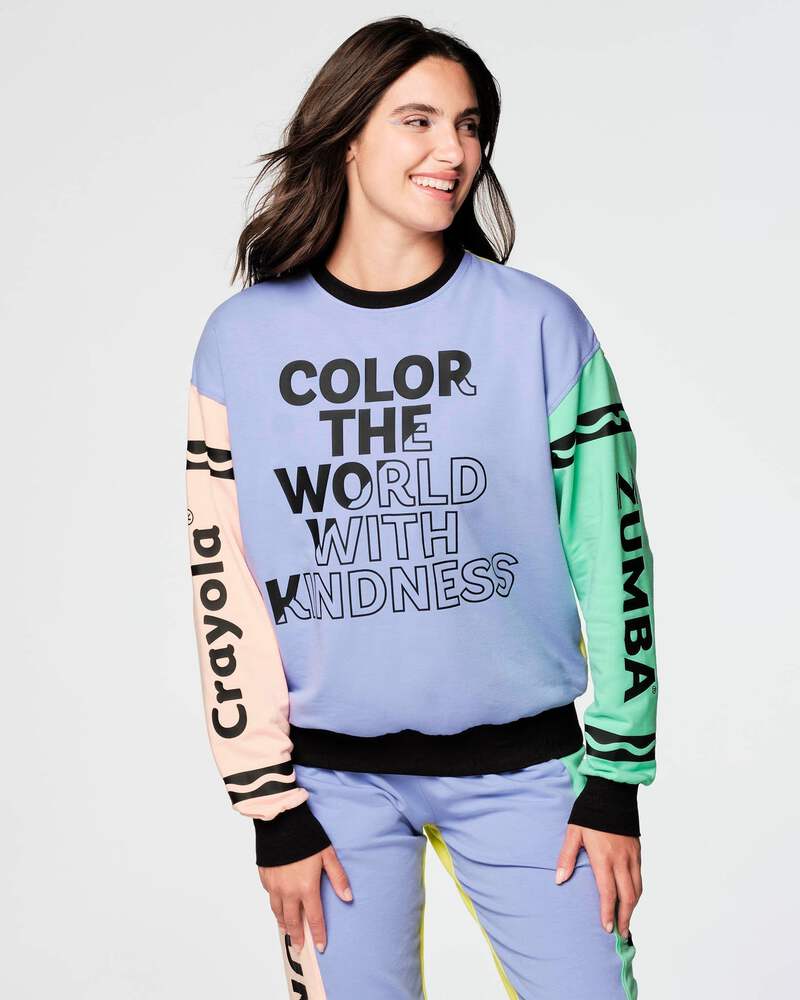 Zumba X Crayola Color The Dance Floor Crop Top - Have a