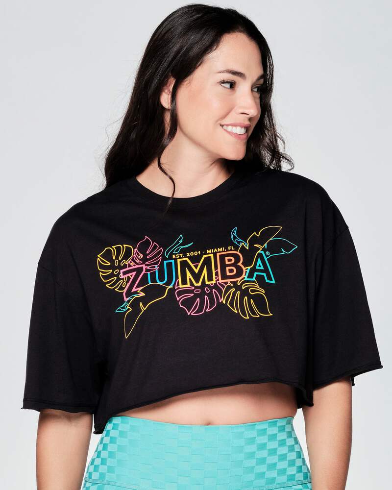 新作♪ズンバ Zumba Sport Mode Crop Tank - Bold Black Sport Mode Crop Tank – Zumba Wear | STRONG iD