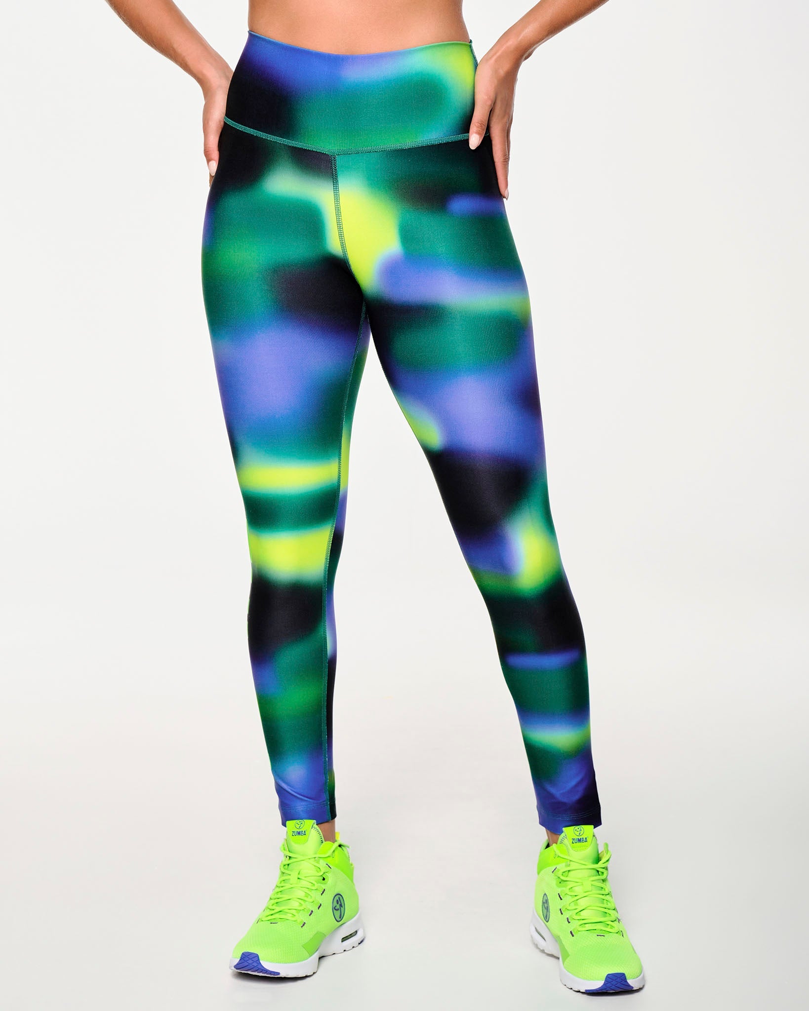【Zumba】◆3月新作★Tropics High Waisted Ankle Leggings◆ Zumba Tropics High Waisted Ankle Leggings – ZWear Boston
