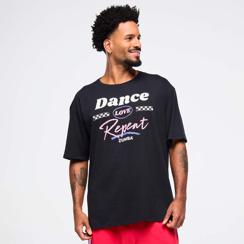 新作♪ズンバ 男女兼用 Zumba Dance Worldwide Tee - Bold Black 2139_pd4645861_1_dance_worldwi