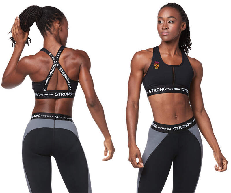 Strong By Zumba Feel Every Beat Cross Back Bra Z1t01513