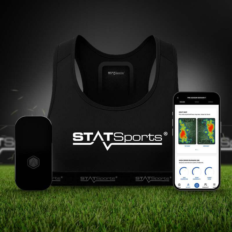 STATSports Academy Football GPS Tracker Vest - 24 Key Metrics with