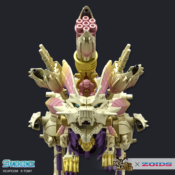 Zoids x Monster Hunter Synergenex Series Gatling Fox Mizutsune 1