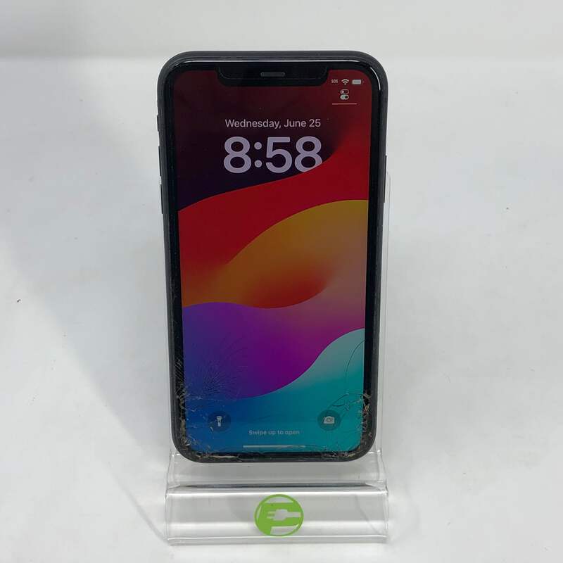 Broken Unlocked Apple iPhone 11 64GB 17.2.1 NWKM2LL/A-Cracked | eBay