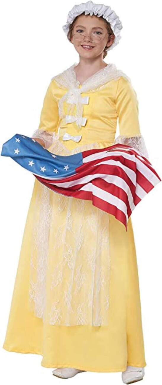 ameri Betsy Ross An American Icon - Child Costume | eBay