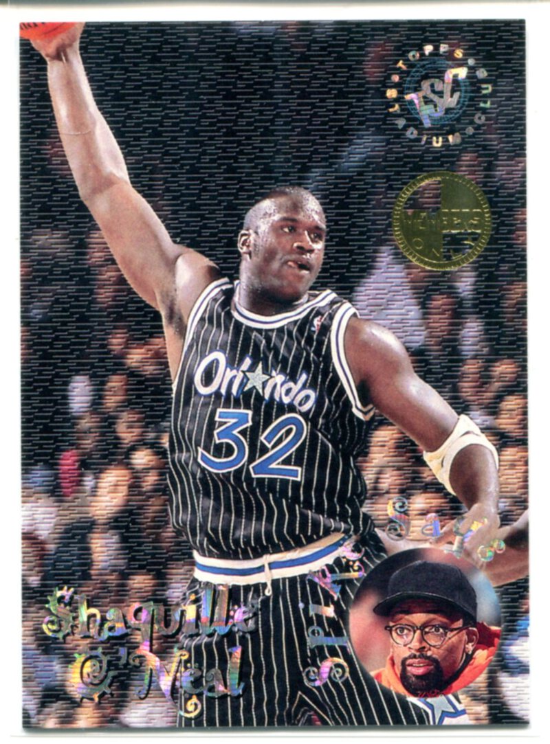 Shaquille O'Neal 1996-97 Topps Stadium Club Spike Says Member Only