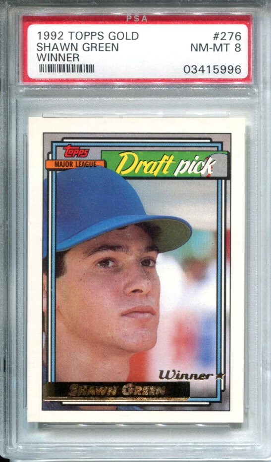 Shawn Green 1992 Topps Gold Rookie Card (PSA) | eBay