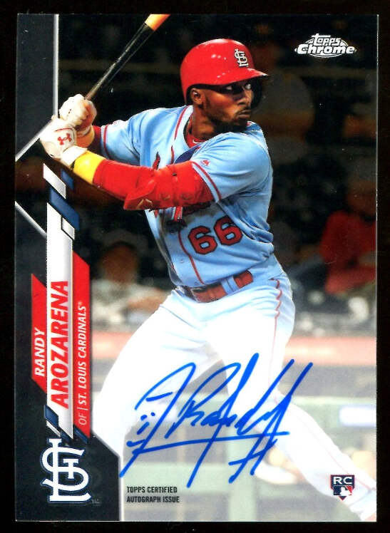 【激レア】RANDY AROZARENA オートサインRCカード Randy Arozarena 2020 Topps Chrome Autographed Rookie Card | eBay