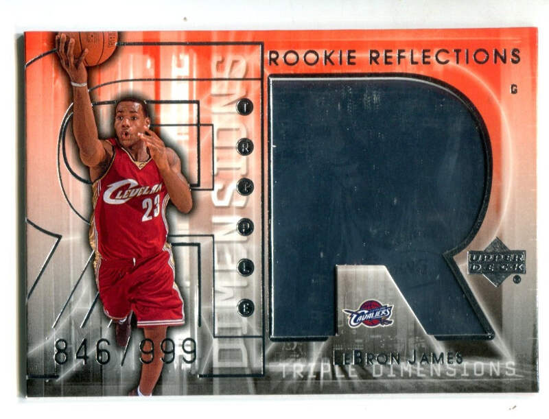 Lebron James 2003-04 Upper Deck Rookie Reflections (846/999