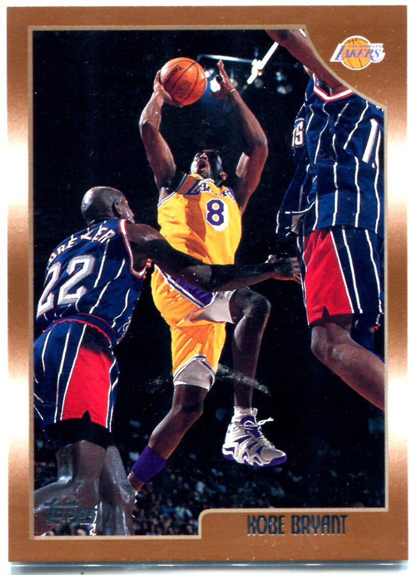 1998 Topps Topps Kobe Rookie Card NBAカード KOBE BRYANT D38】 NBA