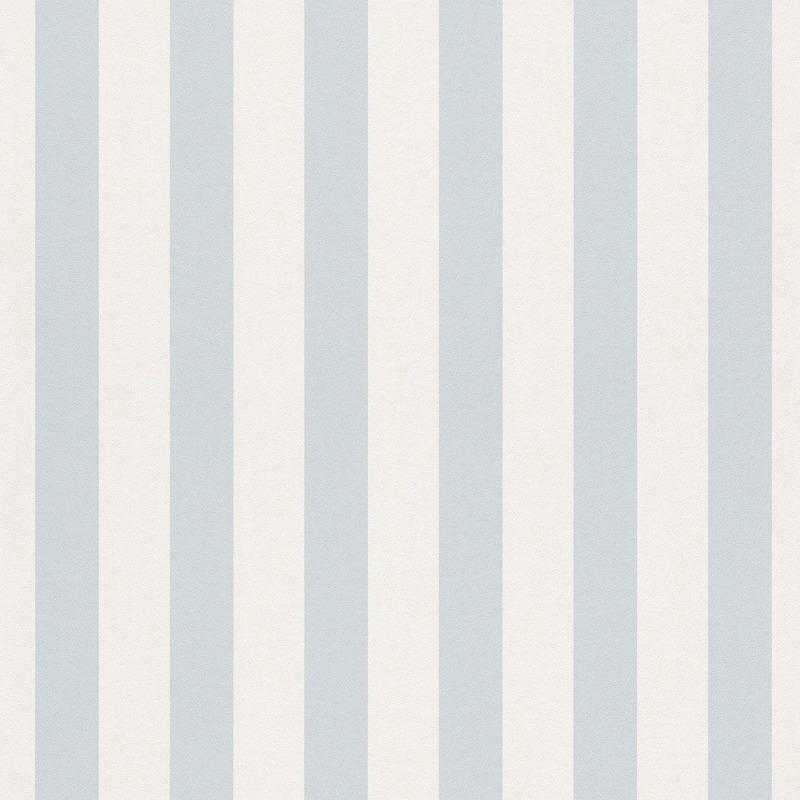 Bambino Light Blue And White Stripe Wallpaper By Rach 246025 Ebay