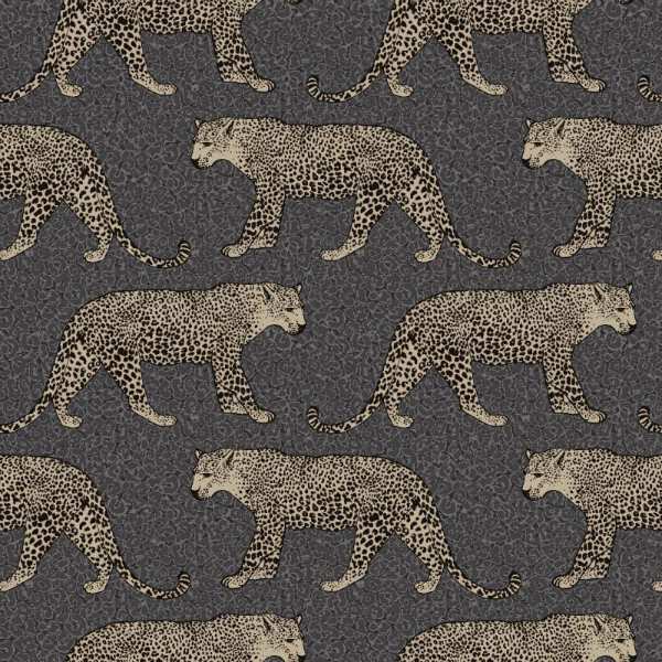 Gold And Black Leopard Wallpaper Portfolio By Rasch 215311 Ebay