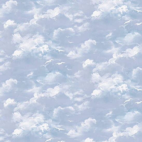 Blue Sky Clouds Wallpaper Textured Vinyl By As Creation 5604 14 Ebay