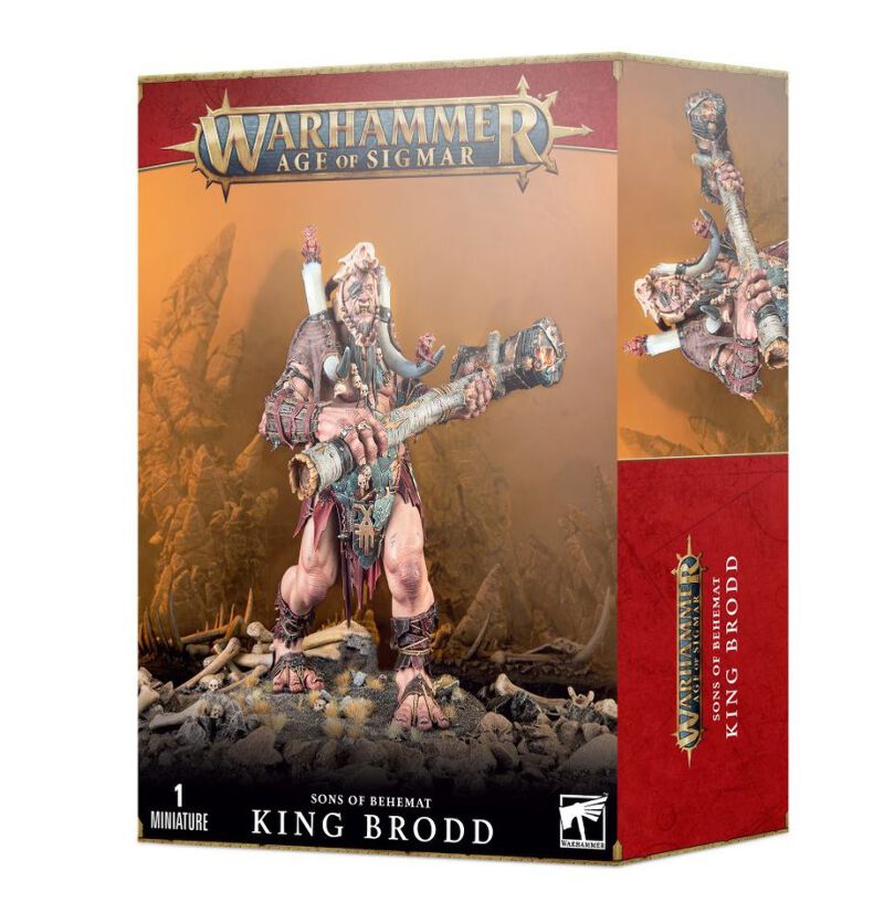 【新品未開封】Warhammer King Brodd King Brodd Mega-Gargant Sons of Behemat Warhammer AoS