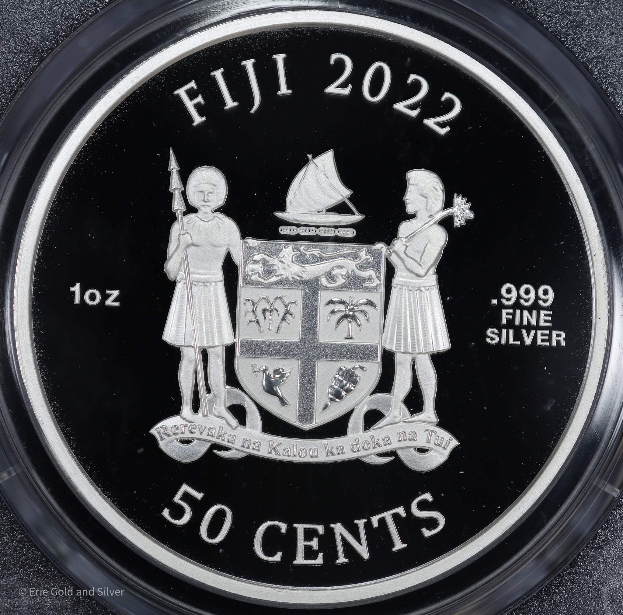 2022 Fiji 50c 1 oz .999 Fine Silver PCGS MS69 | Cats | eBay