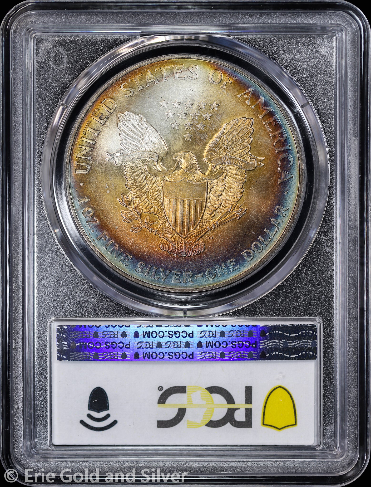 1996 $1 American Silver Eagle PCGS MS 67 | Toned UNC BU | eBay