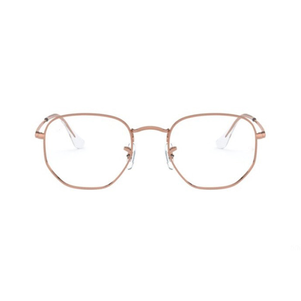 Computer Reading Glasses Ray Ban 6448 3094 Rose Gold 48 21 145 + Hoya Lens  | eBay