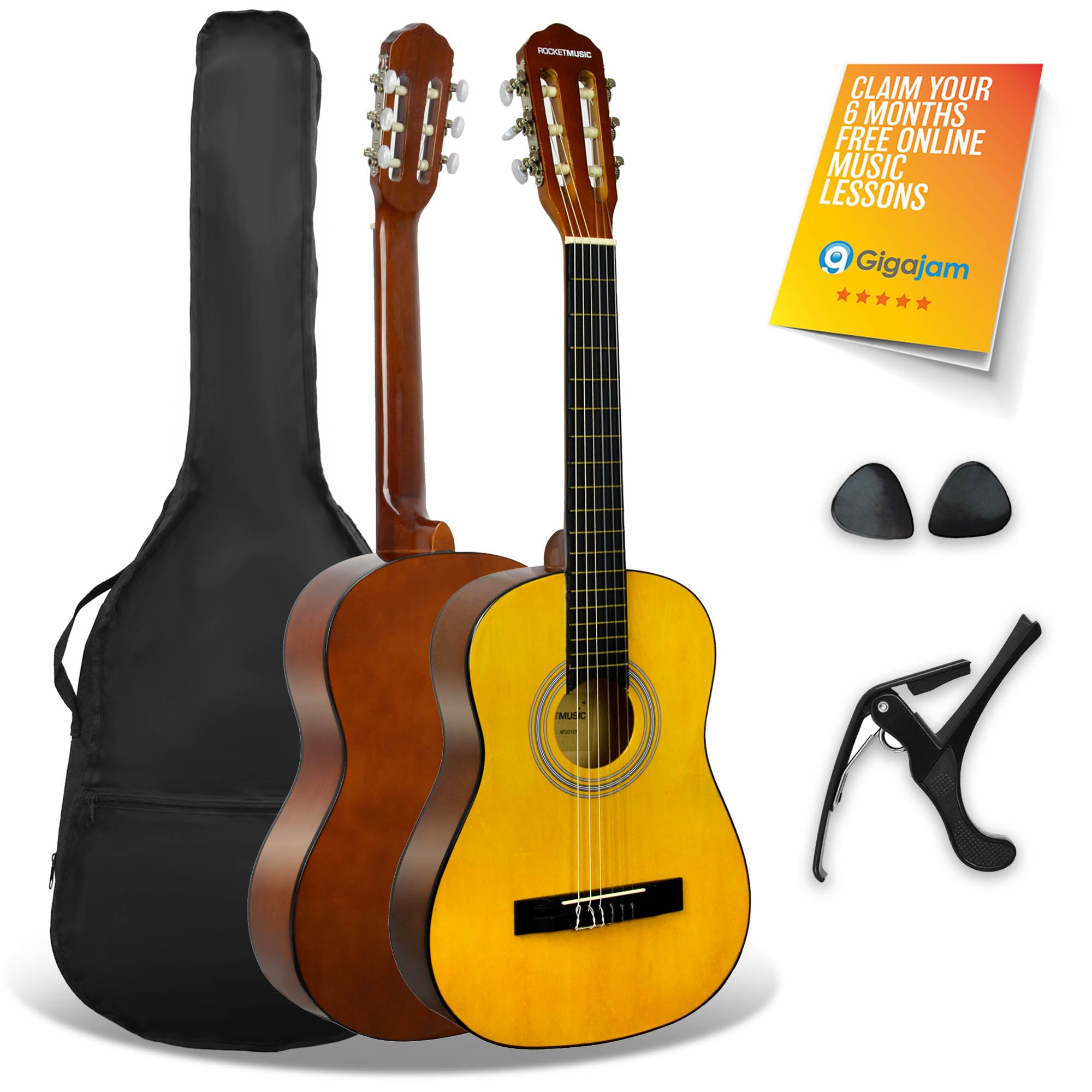 Classical Guitar 1/2 Size XF Kids Starter Pack- Nylon