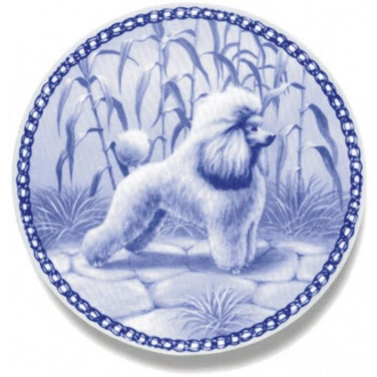 Toy Poodle Dog Plate Made In Denmark From The Finest European Porcelain Ebay