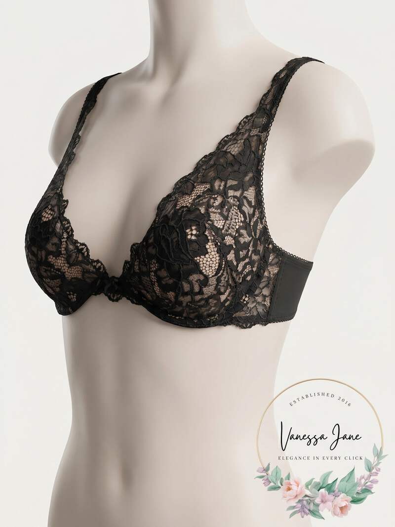 Victorias Secret Very Sexy Black Bra Lace, Size 36C | eBay