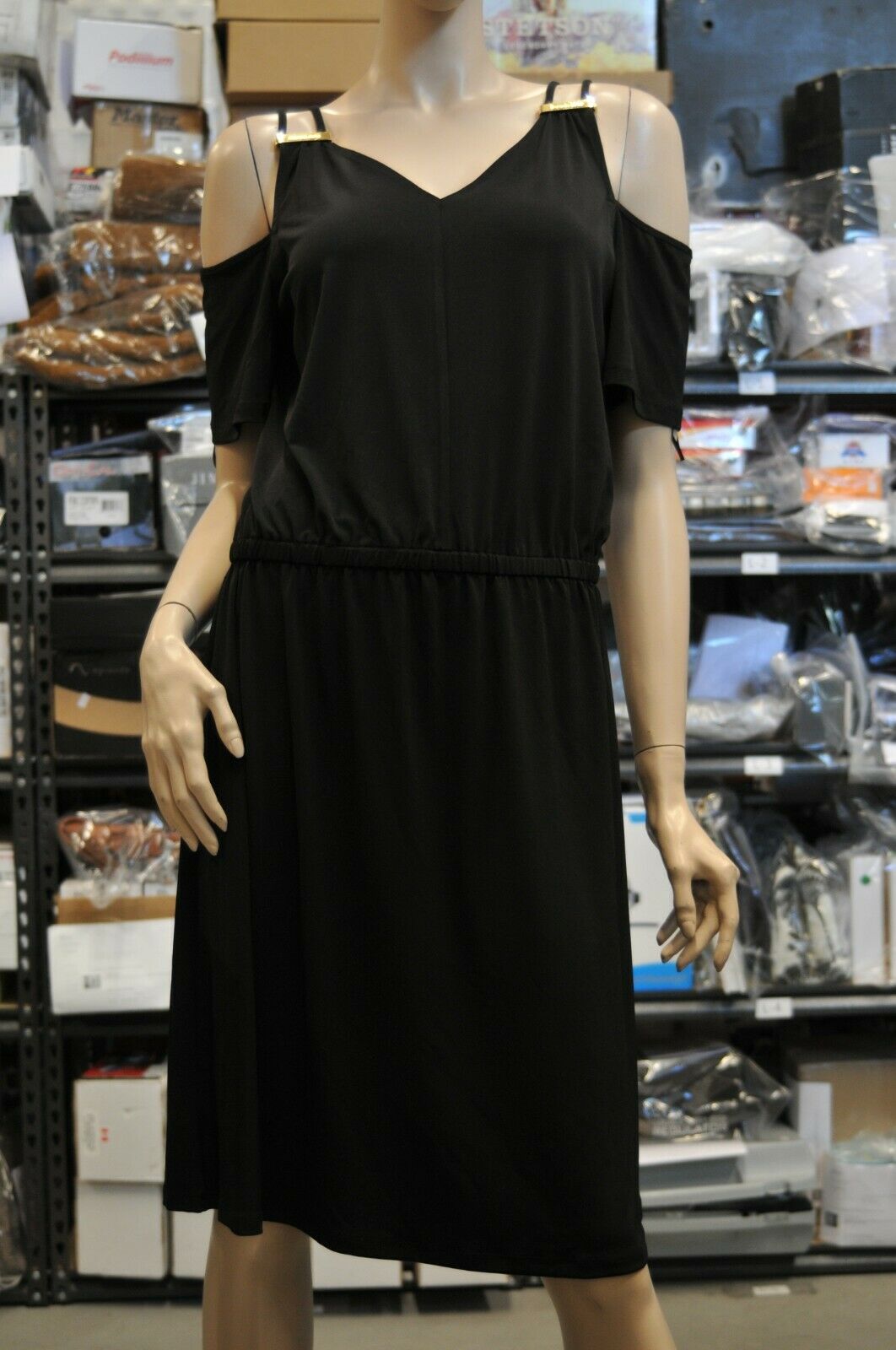 michael kors basics black dress