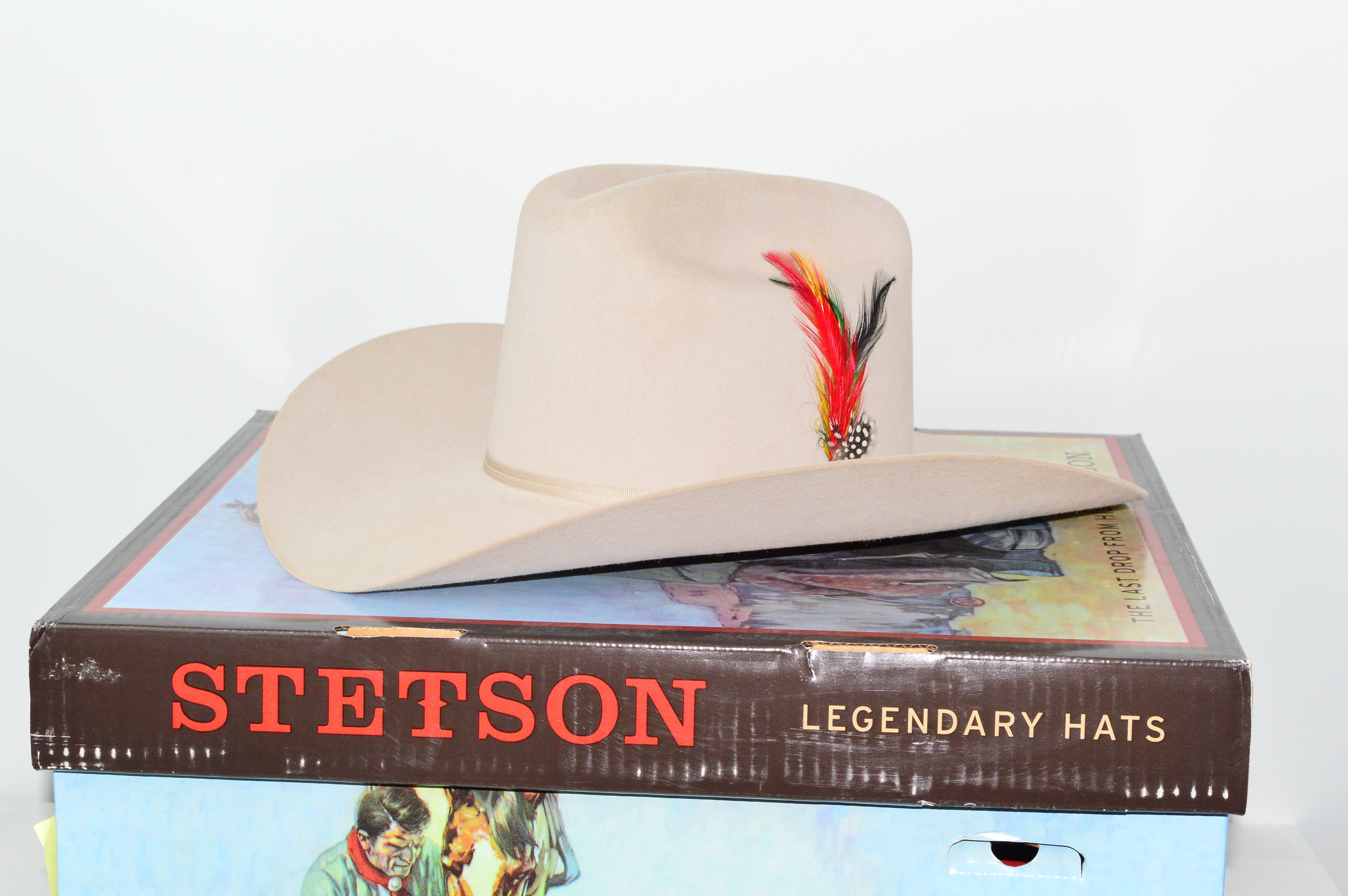 stetson 6x silverbelly rancher fur felt cowboy hat