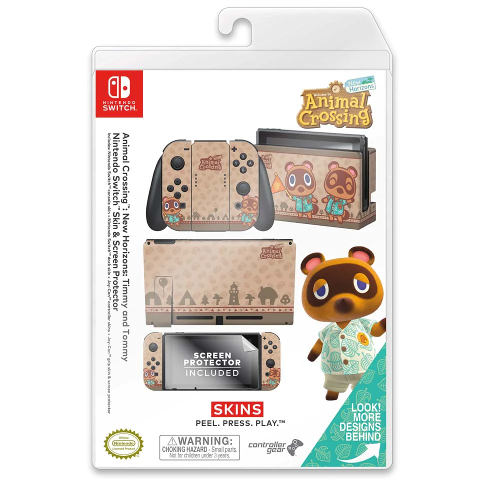 animal crossing protector set collection for nintendo switch