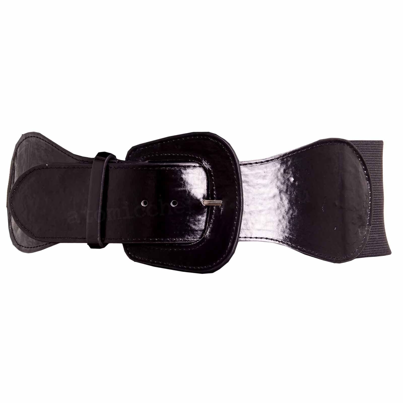 HELL BUNNY Retro 50s Waist BELT Rockabilly Elasticated Burgundy Red All Sizes