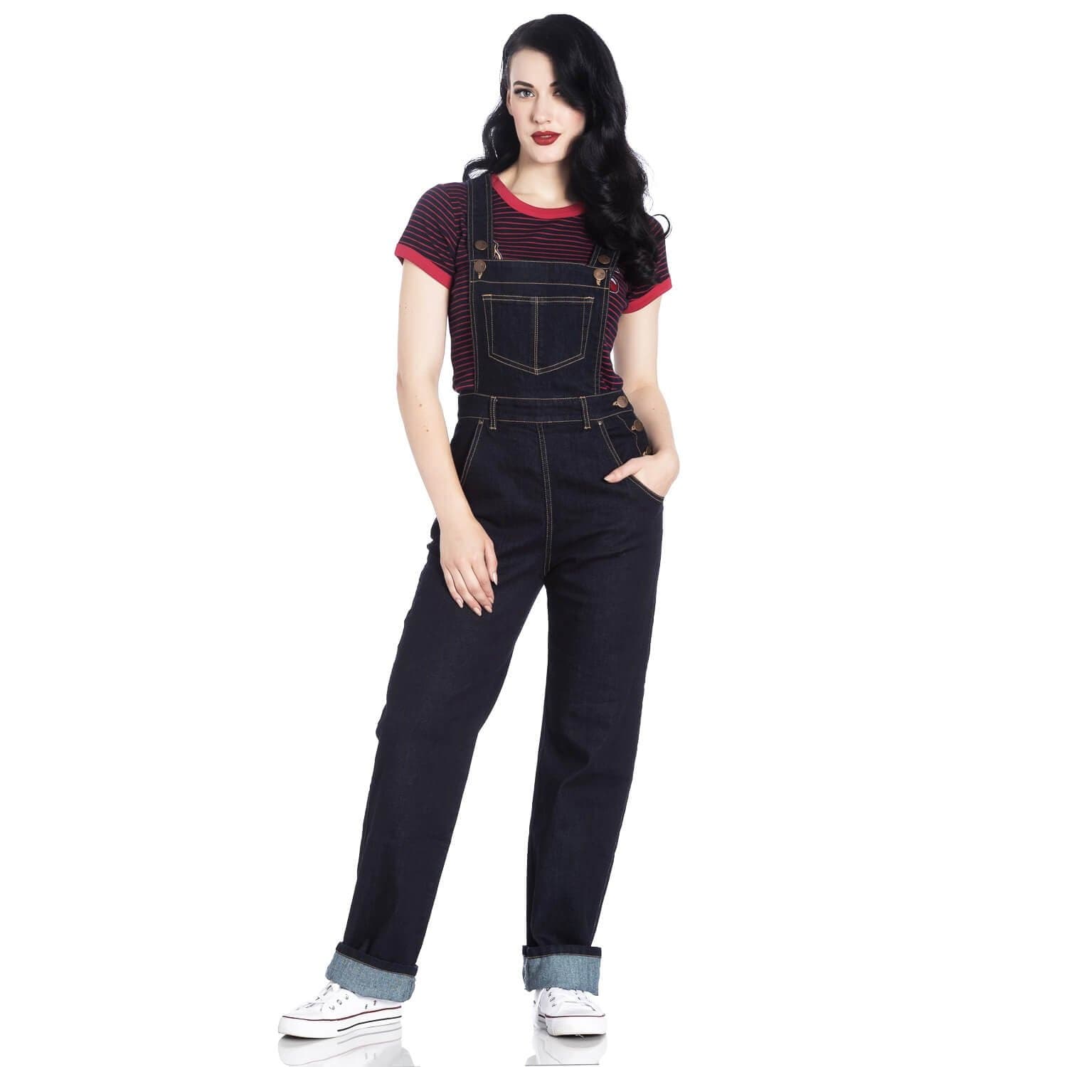 rockabilly dungarees