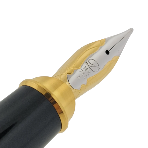 Vintage S.T. Dupont Extra Large Olympio Silver Plated Barley Grain